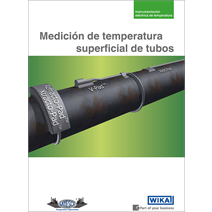 Medici&oacute;n de temperatura superficial de tubos -<br />Nuevo cat&aacute;logo WIKA