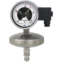 Manómetro de presión absoluta con contactos eléctricos